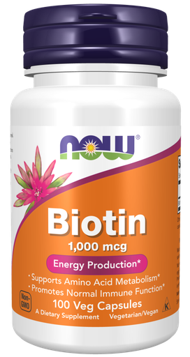 [1155810] Now Biotin 1000Mcg   100 Vcaps