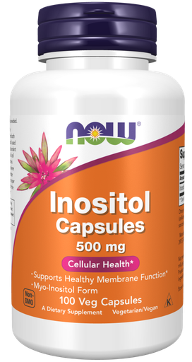 [1155778] Now Inositol 500Mg  100 Vcaps