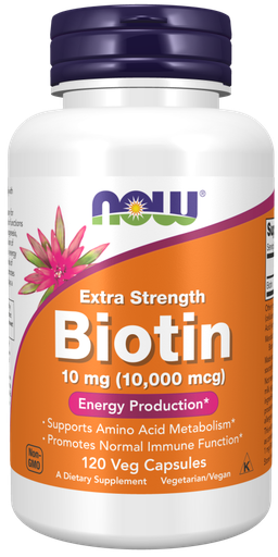 [1155788] Now Biotin 10Mg (10,000Mcg) 120 Vcaps
