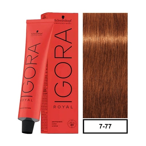 [1001641] Igora Royal Tinte Profesional 7-77 60ml