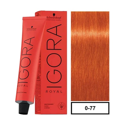 [1001684] Igora Royal Tinte Profesional 0-77 60ml
