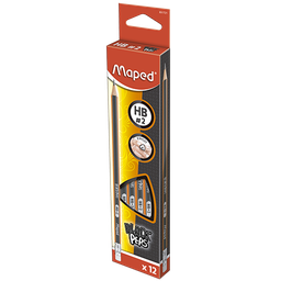 [1000449] MAPED LAP/ GRAFITO BLACKPEP BLIST 12UND