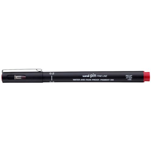 [1000601] Uniball Fineliner Pin Rojo 0.2