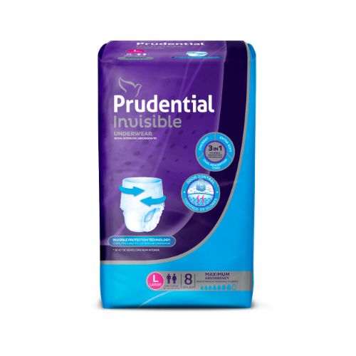 [1010779] Prudential Invisible Talla L 8 Unidades