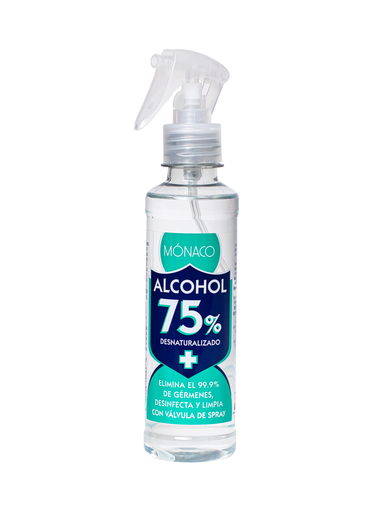 [02000912] MONACO ALCOHOL  DESNAT 75% 8OZ
