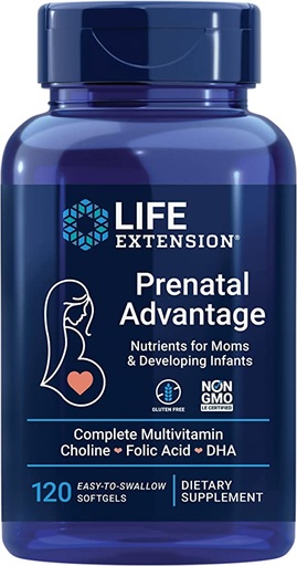 [1152717] LIFE EXTENSION PRENATAL ADVANTAGE 120 CAPSULAS