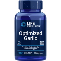 [1010885] LIFE EXTENSION OPTIMIZED GARLIC 200 CAP