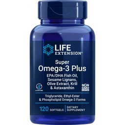 [1010901] LIFE EXTENSION SUPOM3 PLUS EPA/DHA FISHOIL120CAP