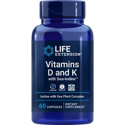[1010878] LIFE EXTENSION VITAMINS D AND SEA-IODINE™ 60 CAP