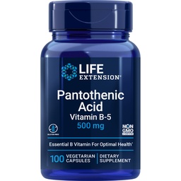 [1151809] LIFE EXTENSION PANTOTHENIC ACID 500 MG