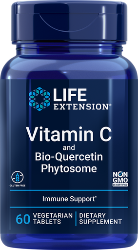 LIFE EXTENSION VITAMINA C BIO QUERCETIN 60 CAP