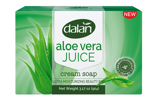 [1151212] Dalan Cream Soap Aloe Vera 125Gr X 3Pack