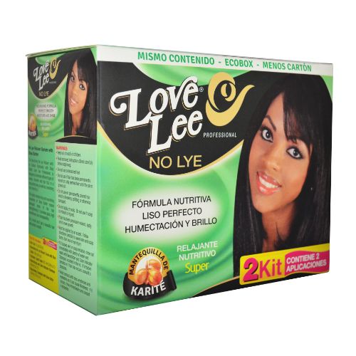 LLEE RELAXER NO LYE SUPER KIT DUO KARITE