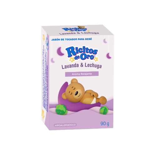 Ricitos De Oro  Jabon En Barra  Lavanda 90 Grs