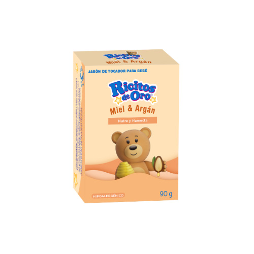 Ricitos De Oro  Jabon En Barra  Miel 90 Grs