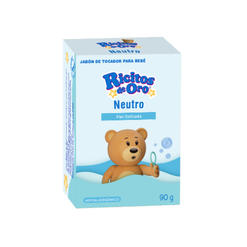 Ricitos De Oro  Jabon En Barra  Neutro 90 Grs