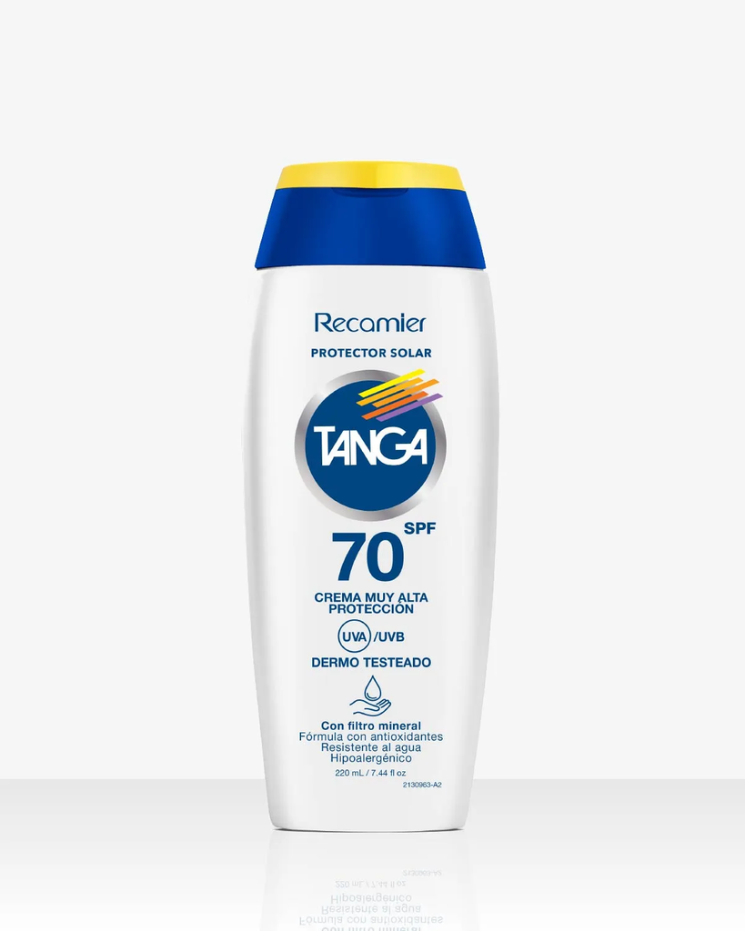 Tanga Bloqueador Solar Crema FP 70 220ml