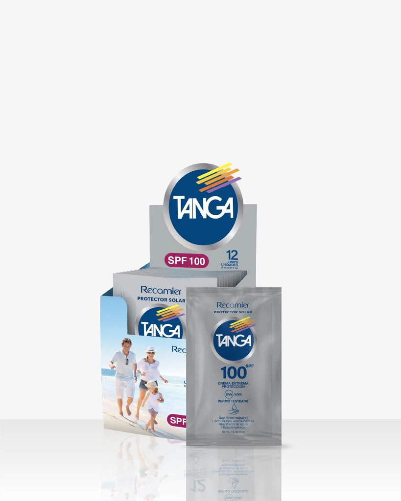 Tanga Bloqueador Solar Sobres FP 100 10ml