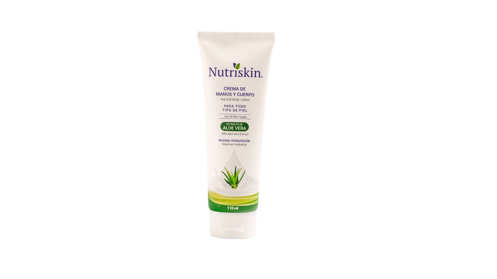 NUTRISKIN CREMA DE MANOS Y CUERPO ALOE 115ML