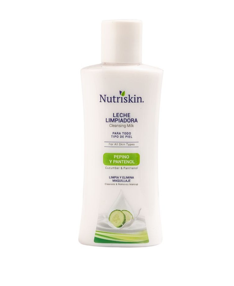 NUTRISKIN LECHE LIMPIADORA FACIAL PEPINO 180ML