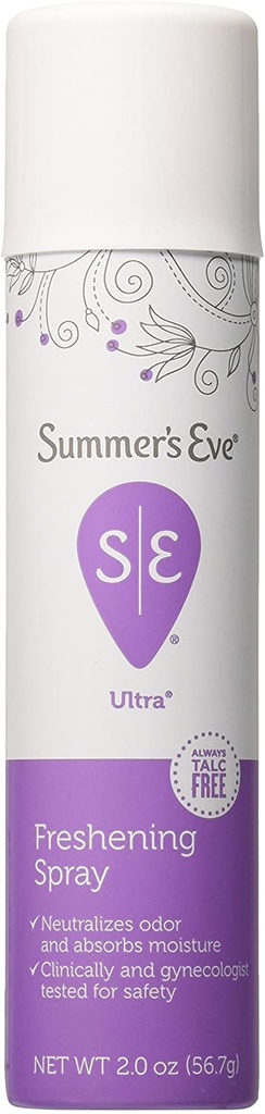 SUMMER'S EVE DESODORANTE ÍNTIMO SPRAY ULTRA 2OZ