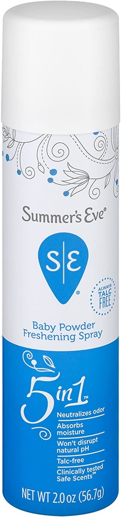 SUM EVE DEO SPRAY BABY POWDER 2OZ