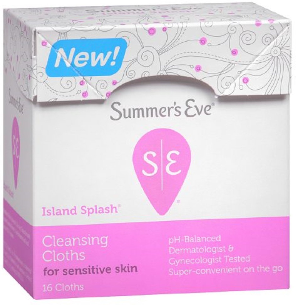 SUMMER'S EVE TOALLITAS HÚMEDAS ISLAND SPLASH 16UND