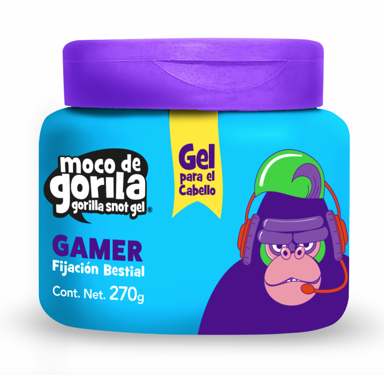 MOCO DE GORILA GAMER GEL PARA EL CABELLO 270 GR