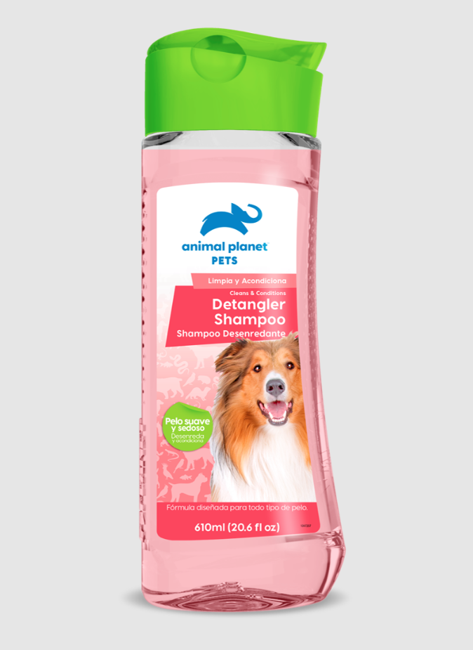 ANIMAL PLANET SHAMPOO PARA PERRO Y GATO DESENREDANTE 610ML