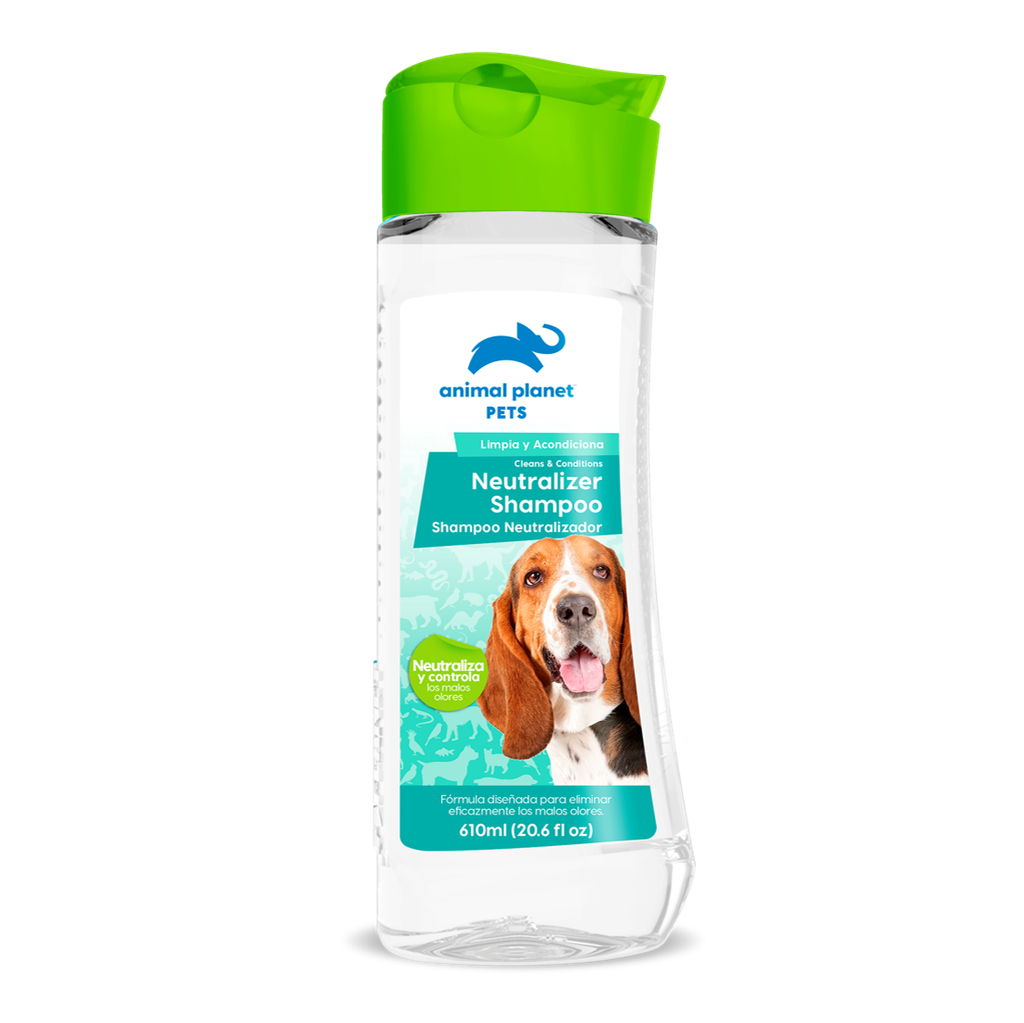 ANIMAL PLANET SHAMPOO PARA PERRO Y GATO NEUTRALIZADOR DE OLORES 610ML