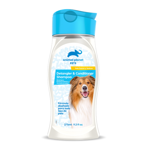 ANIMAL PLANET SHAMPOO PARA PERRO Y GATO DETANGLER & CONDITIONER 275ML