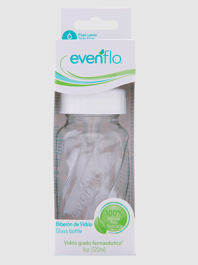 EVENFLO BIBERÓN VIDRIO CLASSIC 4OZ – RECIÉN NACIDO