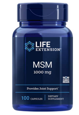 LIFE EXTENSION MSM 1000MG 100CAPS