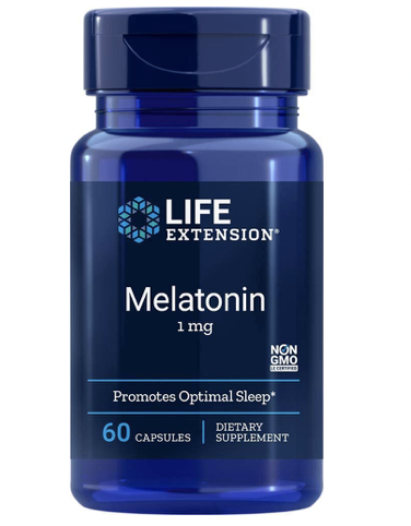 LIFE EXTENSION MELATONIN 1 MG 60CAP