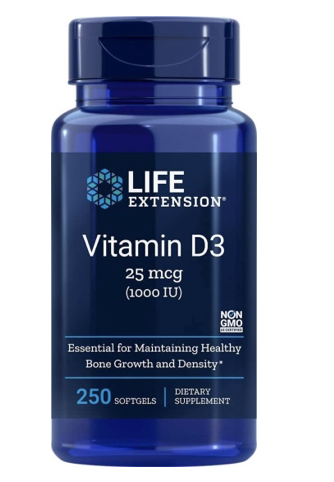 Life Extension Vitamin D3 1000 Iu 250Cap