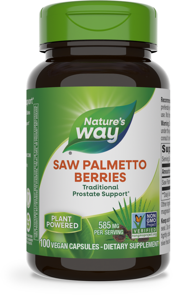 NATURE'S WAY SAW PALMETO BERRIES 100CAP