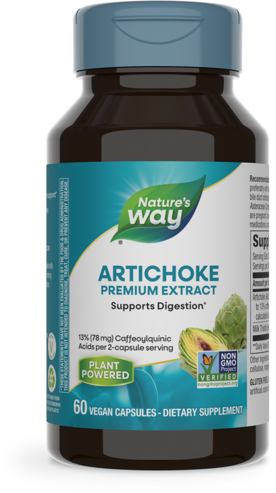 NATURE'S WAY ARTICHOKE STANDARDIZED 60CAP