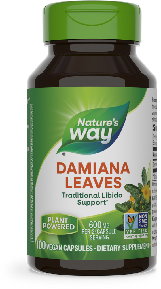 NATURE'S WAY DAMIANA LEAVES 100CAP