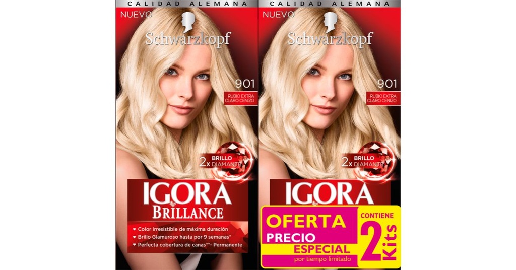 Ig Brillance Tinte 901 2Kit