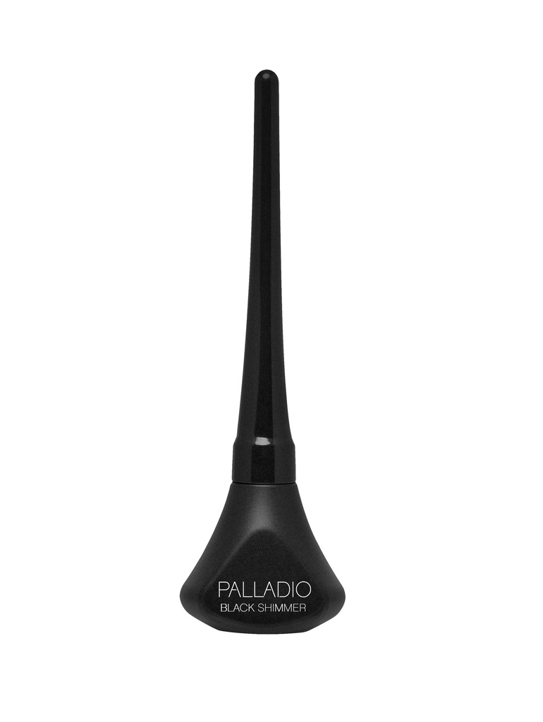 Palladio  Delineador Para Ojos Liquido Shimmer Black 1.2 Grs