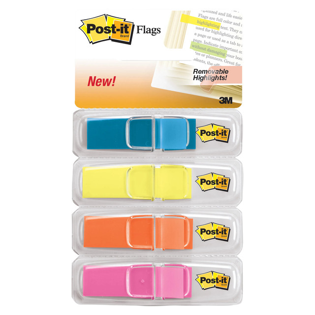 Post It Banderitas 4 Colores 683-4Abx