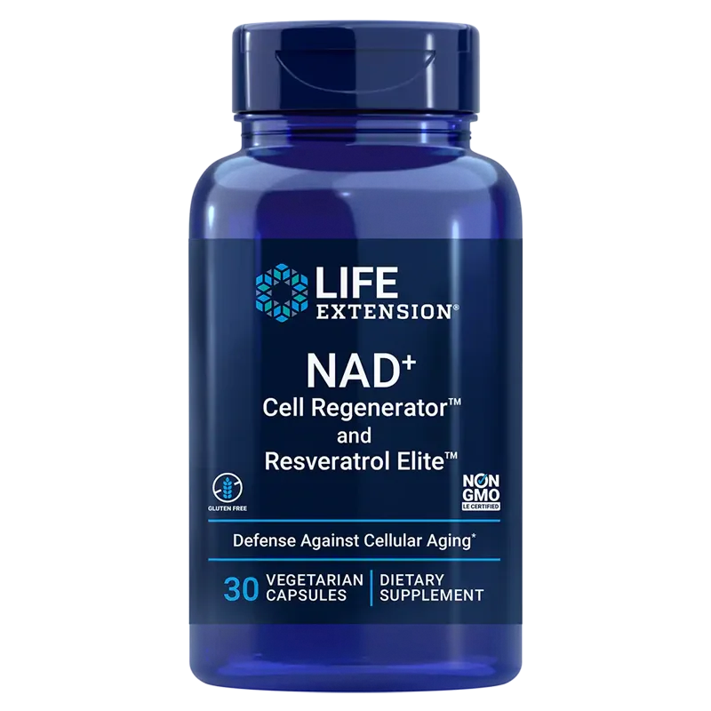 Life Extension Nad+Cell Regen And Resver Elit 30