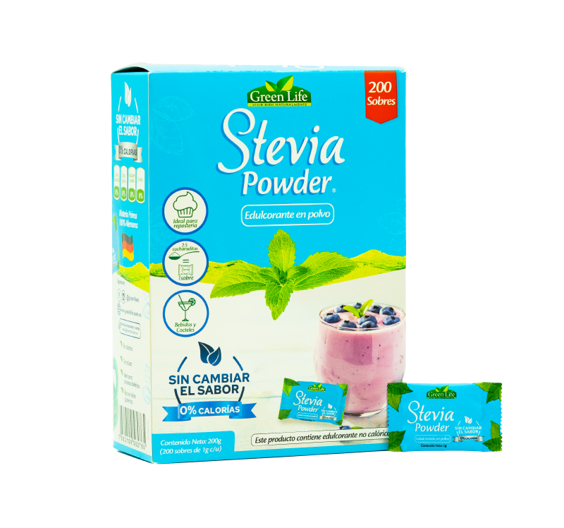 Greenlife Stevia Powder Caja 200 Sobres
