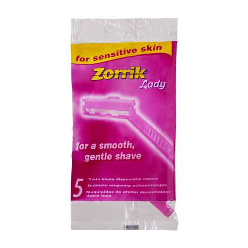 ZORRIK RASURADORA TWIN WOMEN POUCH 5 UND
