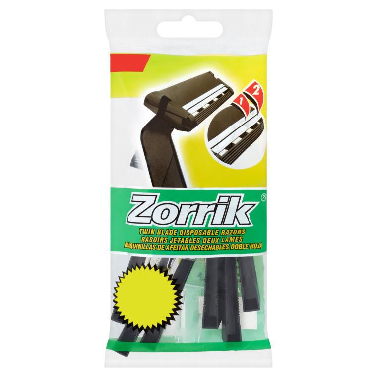ZORRIK RASURADORA TWIN MEN POUCH 5+1 UND