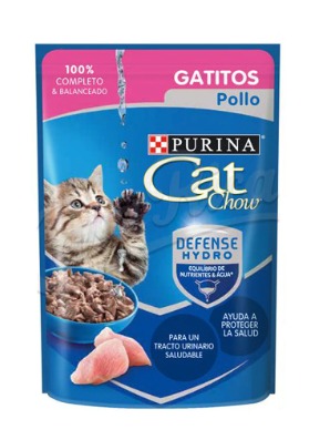 CAT CHOW  POUCH GATITO POLLO 85 GR