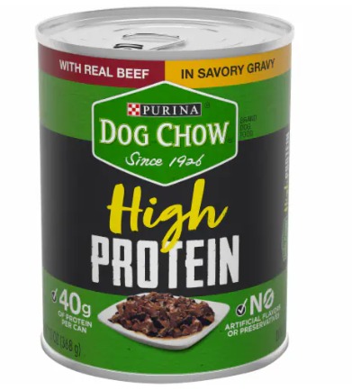 Dog Chow High Protein Beef 368 Gr