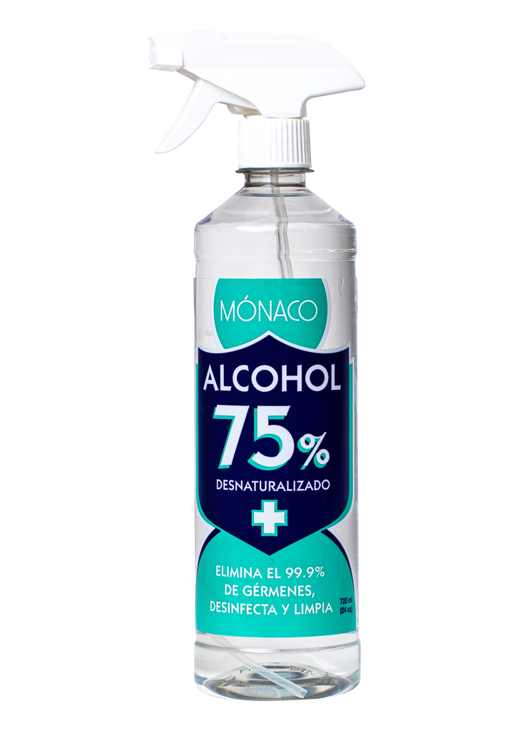 Monaco Alcohol  Desnat 75% 24Oz