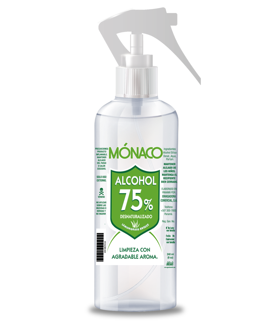 Monaco Alcohol Lemongrass Breeze 8Oz