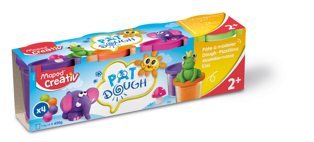 Maped Creativ Masilla De Colores 4 Potes 114G